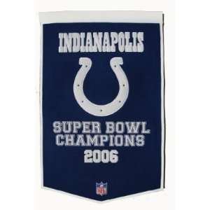  Indianapolis Colts   Dynasty Banners Pennant w/Rod NFL 