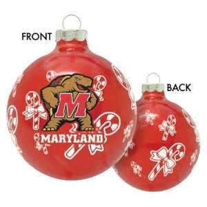 Maryland Terrapins NCAA Traditional Round Ornament  Sports 