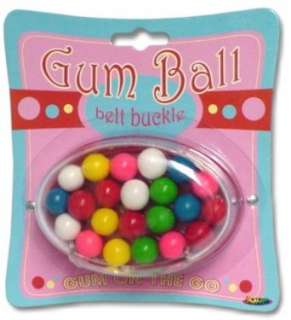  GumBalls on the Go gumball machine belt buckle Clothing