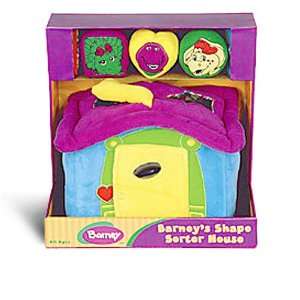  Barney   Plush   Barneys Shape Sorter House Toys & Games
