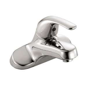 ProFlo PFLL1001M Chrome Single Handle Bathroom Faucet with Metal Lever 
