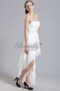   Style Beads Chiffon Evening Gown Bridesmaids Bridal Formal Gown Dress