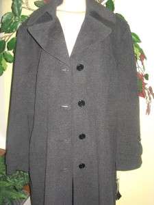 Jones New York womens winter Wool Angora blend long coat jacket plus 