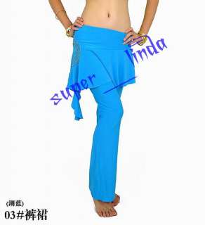 Sexy belly dance Costume trousers pants skirt 10 colour  