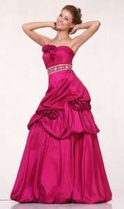 FULL LENGTH HOMECOMING BALL GOWN DRESS HOT FORMAL PROM FANCY  