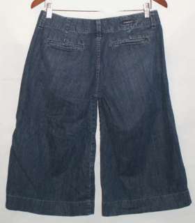 LUCKY BRAND Ladies Blue Denim Pocket Gauchos Jeans 4 27  