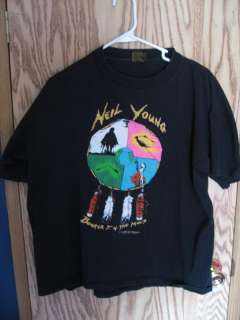 Neil Young 1993 Concert Tour T Shirt XL  