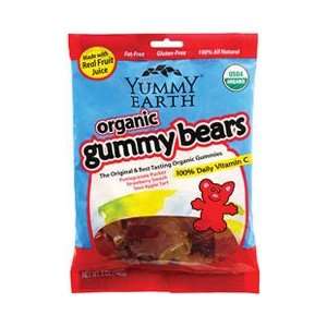Organic Gummy Bears 5 oz Pack   Yummy Earth  Grocery 