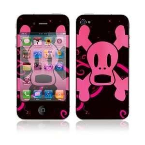  Pink Screaming Crossbones Skin Cover Decal Sticker for 