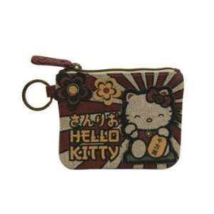  Hello Kitty Sanrio Lucky Cat Coin Bag Purse Office 
