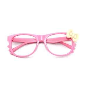Hello Kitty Bow Style Glasses Frame Lovely Fashion with No Lens