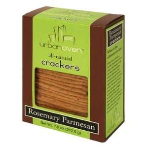 Urban Oven All Natural Crackers,Rosemary Parmesan, 7.5 Ounce Box