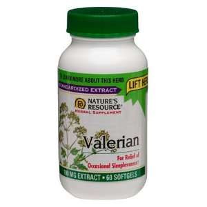  Natures Resource Valerian, 100mg (bottle), 60 Count 