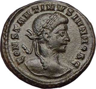 CONSTANTINE II Jr. 323AD LONDON mint Rare Ancient Roman Coin  