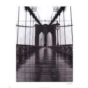 Brooklyn Bridge Finest LAMINATED Print Christopher Bliss 22x28  