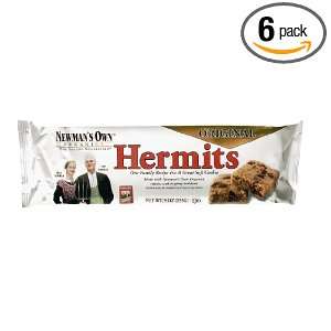 Newmans Own Organics Hermits, Original, 9 Ounce Packages (Pack of 6 