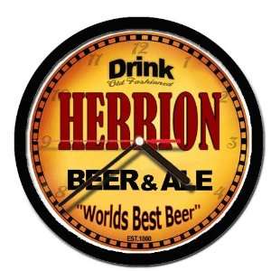  HERRION beer and ale cerveza wall clock 