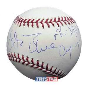 Vida Blue Autographed Baseball with AL MVP CY 71 Inscription  
