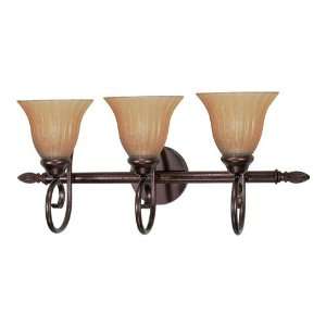 Nuvo 60/017 Moulan 3 Light Bathroom Lights in Copper 