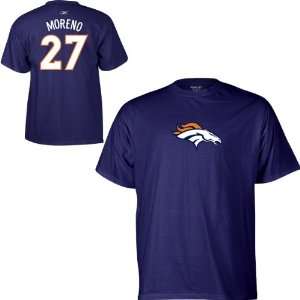 Reebok Denver Broncos Knowshon Moreno Name & Number T Shirt  
