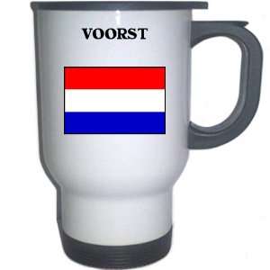  Netherlands (Holland)   VOORST White Stainless Steel Mug 