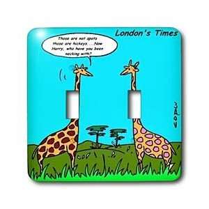 Londons Times Funny Animals Cartoons   Giraffe Hickeys BUSTED   Light 