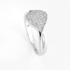  Sterling Silver 40 High Quality Micro Pave Cubic Zirconia 