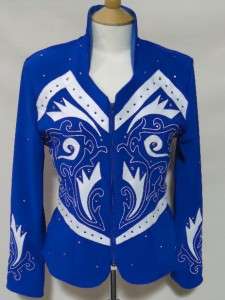   1849 Ranchwear #7103 Royal Blue & White Queen Horse Show Jacket Hobby