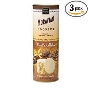 Moravian Cookie Vanilla Walnut, 4.75 Ounce Large Tube (PACK of 3)