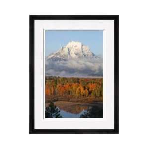 Mount Moran Grand Teton National Park Wyoming Framed Giclee Print 