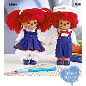  Precious Moments® 7 Moptop Rag Dolls **Only ONE pair 
