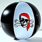 Inflatable Pirate Skull Beach Ball Hot Tub Pool Water Toy Play 