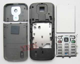 Gray Blue Full Housing Cover Case+Keypad For Nokia 5000  