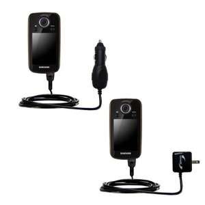  Car and Wall Charger Essential Kit for the Samsung HMX E10 