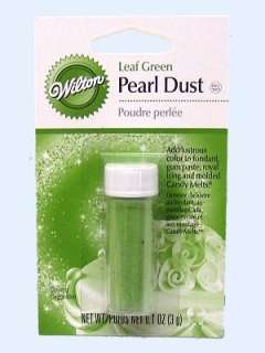 Wilton Leaf Green Pearl Dust Fondant Cake Decorating  