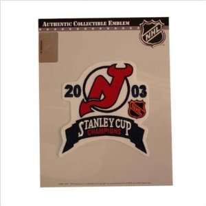   NHL Stanley Cup Champions Patch   New Jersey Devils 2003 Sports