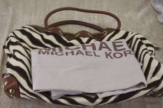 Michael Kors Joplin Tiger print Canvas Tote bag purse NEW Large $298 