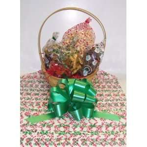 Scotts Cakes Small Christmas Train Express Holiday Basket with Handle 