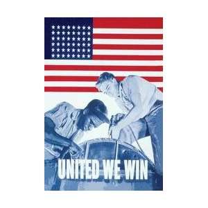  United We Win 28x42 Giclee on Canvas