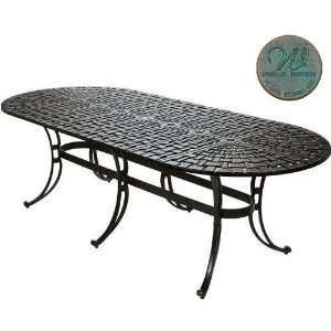  Windham Castings Scroll Dining Table With 76 Inch Oval 