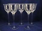 MIKASA ROMANAIRE CRYSTAL WATER GOBLETS 6  