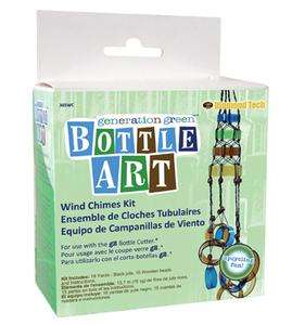   SUPPLIES GENERATION GREEN BOTTLE CUTTER WIND CHIME CRAFT KIT NEW