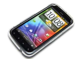 CRYSTAL CLEAR HARD CASE COVER THIN for HTC SENSATION 4G  