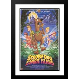  Scooby Doo on Zombie Island 20x26 Framed and Double Matted 