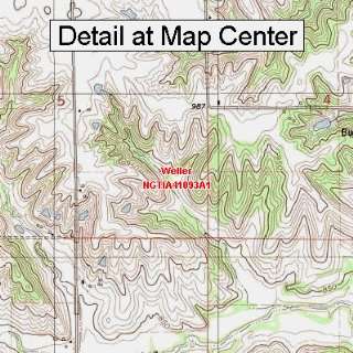   Quadrangle Map   Weller, Iowa (Folded/Waterproof)