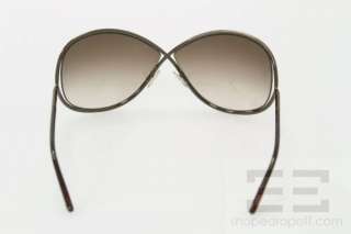 Tom Ford Brown Tinted Lens & Gunmental Frame Miranda Sunglasses 