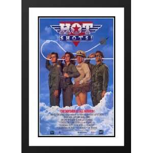  Hot Shots 20x26 Framed and Double Matted Movie Poster 