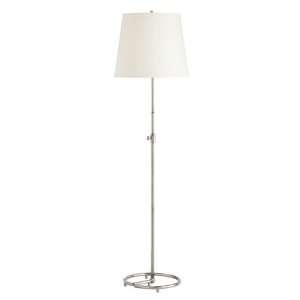  Westwood Coil One Light Floor Lamp in Polished Nickel 