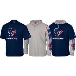 Houston Texans Reebok Hoodie Tee Shirt 3 in 1 Combo  