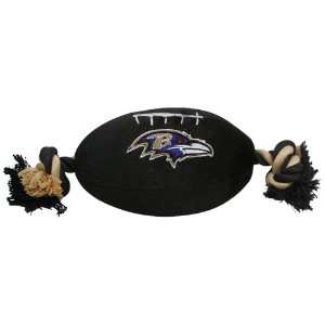  Pets First Baltimore Ravens Pet Football Rope Toy, 6 Inch long 